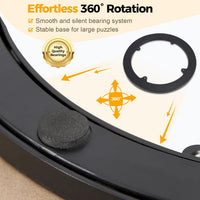 BuilderButler 1000 Pieces Rotating Puzzle Board with 4 Drawers - Wooden-4 Drawers / Extra Small-1000pcs - image 3
