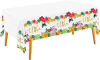 Fall Thanksgiving decorations, Disposable Tablecloth - Tropical Luau
