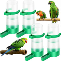 Lamoutor 4Pcs Bird Water Feeder Plastic Drinker Feeder Water Clip