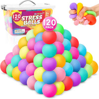 VISCOO 12 Pack Slow Rising Stress Cube - 1.6 in 120 Packs - 12 Colors