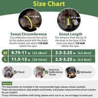 Pitbull Dog Muzzle for Large Medium Dogs Prevent Biting Scavenging – Essentials for Dogs - Grey / M [Snout Cir: 9.75"-11"] - image 3