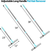 Carpet Rake for Pet Hair Removal Tool - Blue - image 2