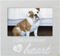 Pearhead Forever Loved Pet Keepsake Photo Frame - Gray Forever In My Heart Frame