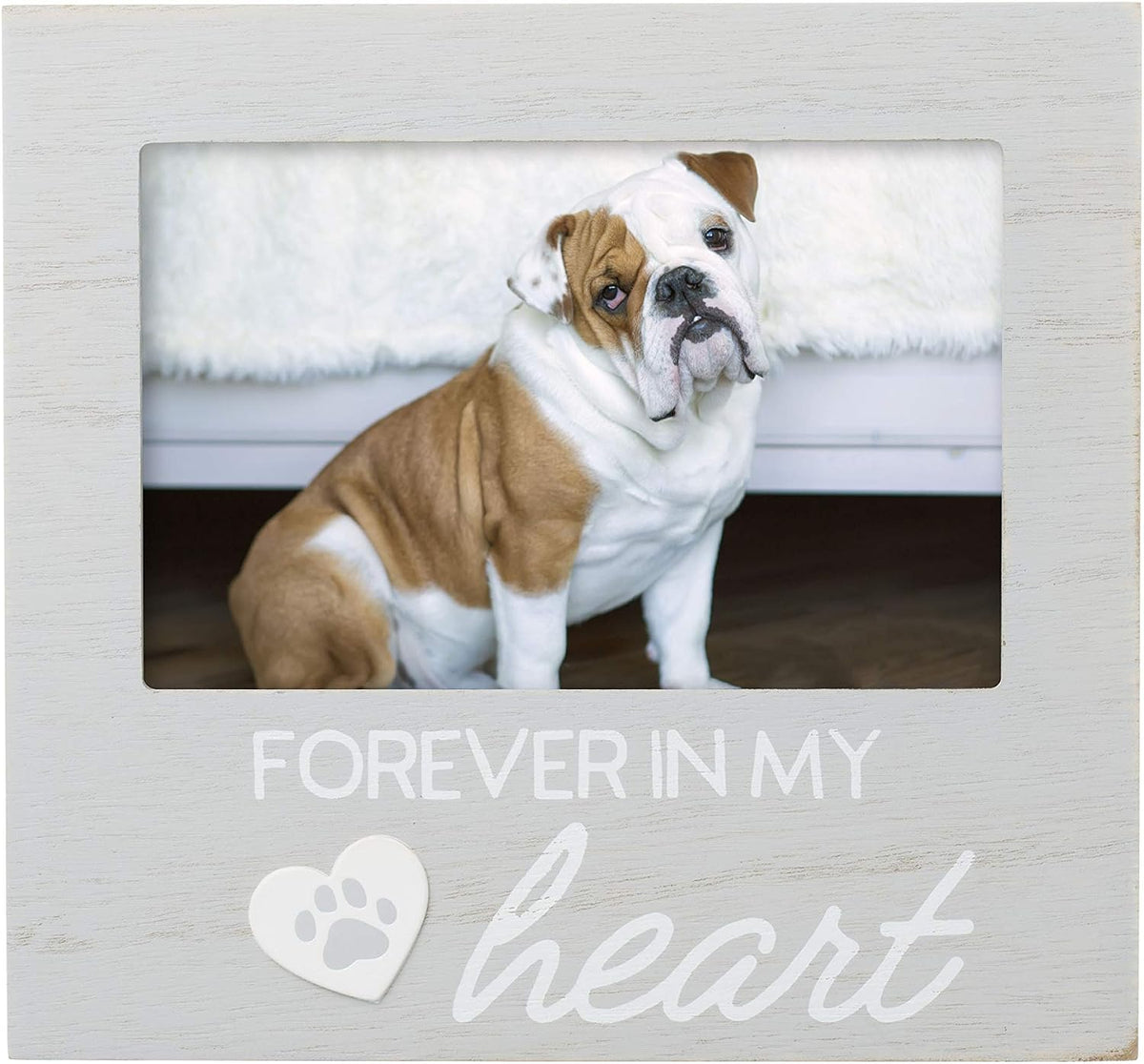 Pearhead Forever Loved Pet Keepsake Photo Frame - Gray Forever In My Heart Frame