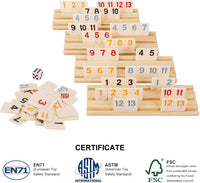 Offelec Double Six Dominoes Set - Upgraded Rummy Game - image 4