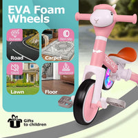 Tricycle for Kids 1-3 Year Olds - Flash Wheel Pink - image 3