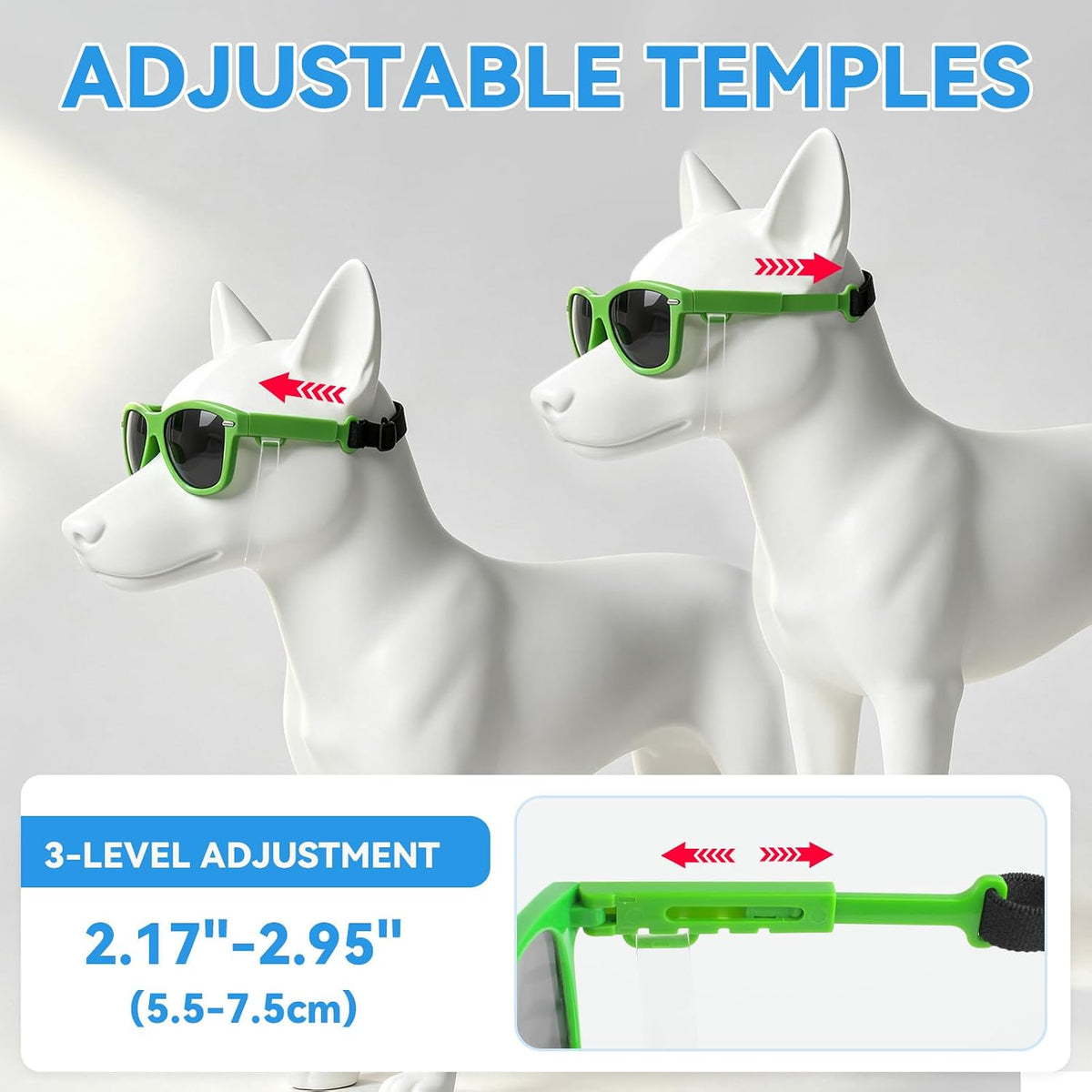 Dog Sunglasses for Medium Dogs - Green / Small - image 2