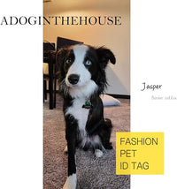316 Surgical Grade Stainless Steel Personalized Dog & Cat ID Tags - Made with Three Thousand Love for Our Fur-Baby - Original Funny Shapes Bat, Engraved Name or Text for Pet Collar Accessories