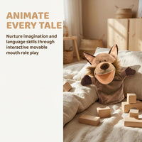 Animal Hand Puppets for Kids - New Wolf - image 3