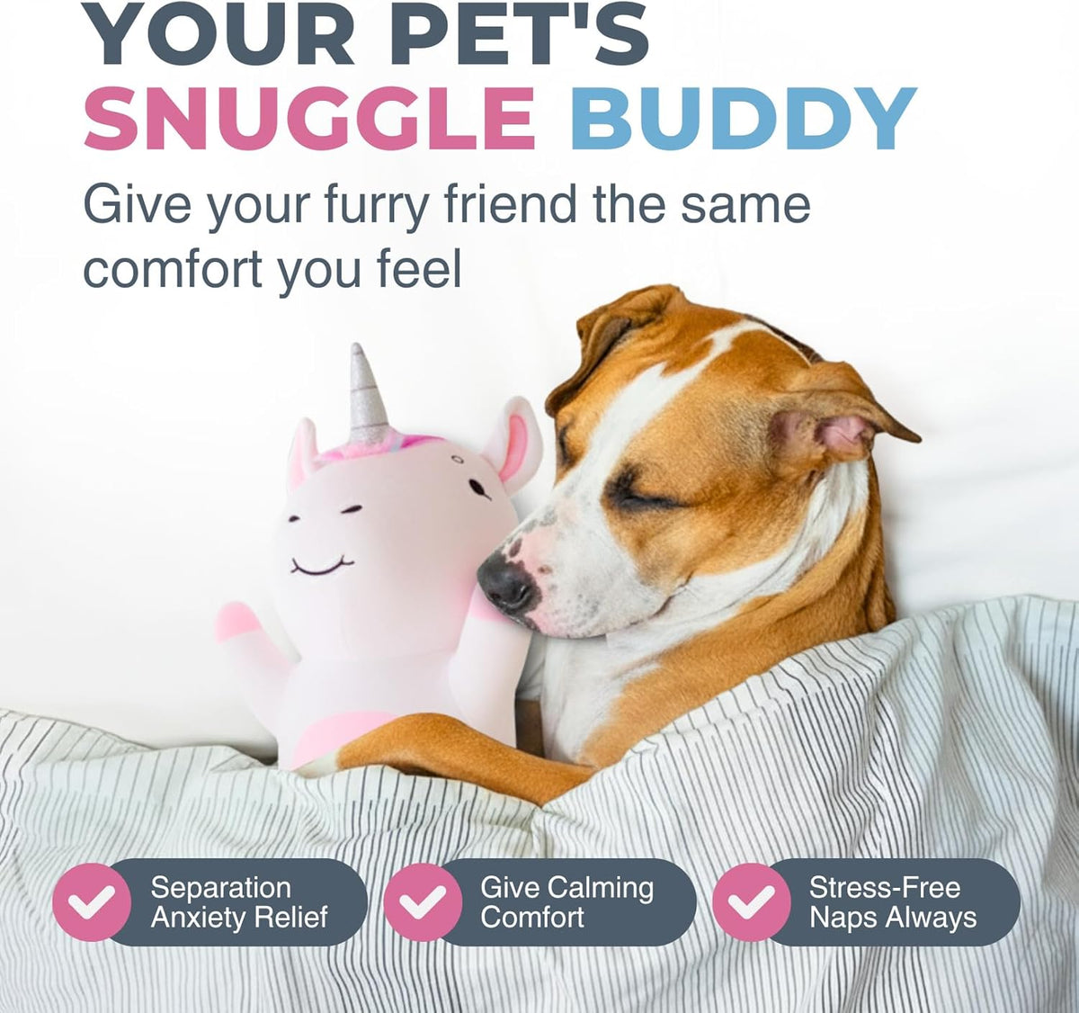 Cuddle Paws Unicorn Plush Body Pillow for Kids, Soft Toy - Unicorn / Small - 23 Inches - image 3