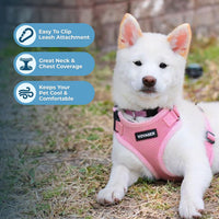 Voyager Step-in Lock Dog Harness, Pink - Harness (Pink) / M (Chest: 17 - 21") - image 3
