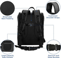 Apollo Walker Cat Backpack Carrier, Support Frame - Black / Medium-Standard - image 4