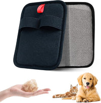 Static Pet Hair Removal Glove, 2 Pcs Electrostatic Dog Hair Remover Brush, Reusable Cat Fur Grooming Gloves for Furniture Couch Carpet Curtain Car Seat Cleaning Tool