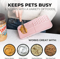 Pup Culture Dog Lick Mat for Dogs (2 Pack), Feeding Pad for Anxious Pets Plus 4 Different Puzzles for Mental Stimulation for Dogs - Supports Mental, Dental, and Digestive Health - Heavy Duty