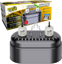 Reptile Light Fixture, 5.5'' Standard Dome for Reptile Basking Bulb Light/Heat Lamp/Ceramic Heat - 1-Pack / Dual Deep Dome