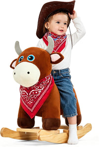 FUNLIO Unicorn Baby Rocking Horse - Youthful-bull