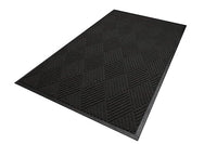M+A Matting WaterHog Diamond | Commercial-Grade Entrance Mat with Rubber Border – Indoor/Outdoor, Quick Drying, Stain Resistant Door Mat (Charcoal, 4' x 8')
