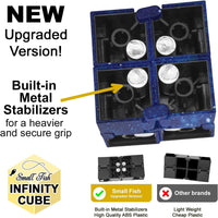 Infinity Cube Fidget Toys for Kids - Galaxy-blue / 1.5 x 1.5 Inches - image 3