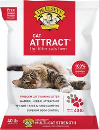 Dr. Elsey's Cat Attract Clumping Clay Cat Litter – Daily Care for Cats - 40 lb