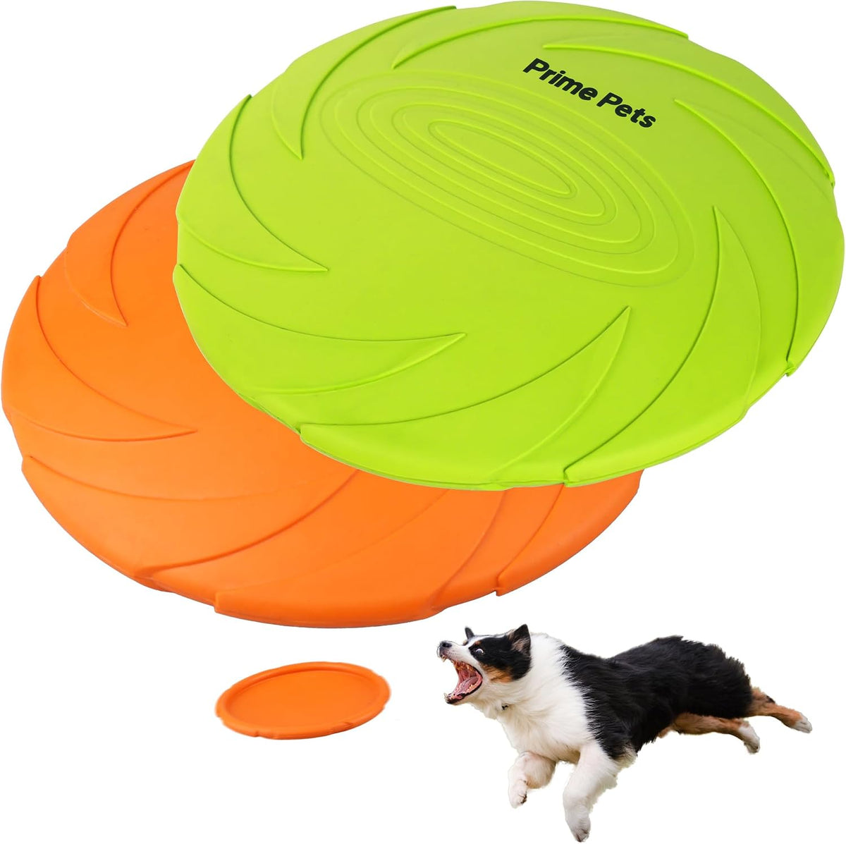 PrimePets Dog Flying Disc, Durable Dog Toys