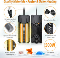 Submersible Aquarium Heater - 500W for 75-135 Gallon - image 3