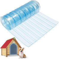 MEWTOGO 13.7in x 4.9ft Door Replacement Flaps for Dog House – Essentials for Dogs - 15.7 in x 4.9 ft