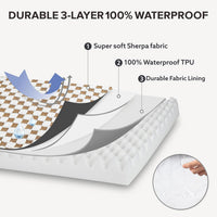 JOEJOY Dog Bed for Large Dogs - M (30x20) / Brown - image 4