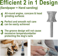 Diamond Dog Nail, 1/8'' Nail Tool for Dogs, for Animals Nail Care & Home Grinder Tools for Dogs