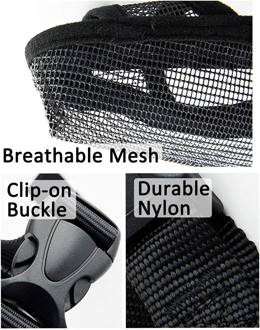 Crazy Felix Dog Muzzle Anti Eating for Small Medium Large Dogs - Black / XL - image 3