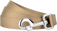 Country Brook Petz, Everyday Nylon Dog Leash - Copper Gold / 6 Foot X 1 Inch Wide (Pack of 1)