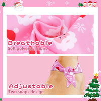 PAWCHIE Dog Bandanas Small Reversible Styles Pet Triangle Scarf Bibs - Christmas Style / Small - image 4