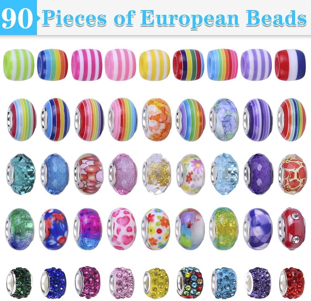 AIPRIDY 150 Pieces Charm Bracelet Making Kit - 150 Pieces - image 2