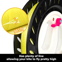 7.2in Kite Reels for Teens - Black Kite Reel With Brake / 8.3 inch - image 3