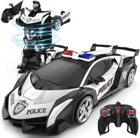 BLUEJAY Transform RC Cars for Boys 3-12 - Police
