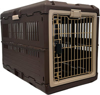 Collapsible Pet Carrier for Large Dogs & Cats - 35.0"L x 21.0"W x 27.0"H / without kit