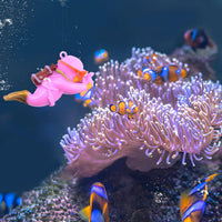 onesimcr Floating Fish Tank Decorations, Aquarium Decorations - Purple - image 2