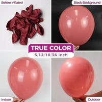 Bezente Assorted Latex Rainbow Balloons 100 Pack 12 inch – Fun for Kids & Family - 13-pink-p137 / 12inch (Normal) - image 2