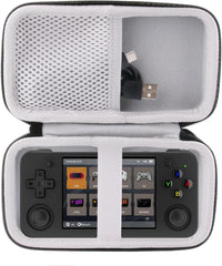 WERJIA black hard EVA carrying case for Retroid Pocket 4 and Trimui Smart Pro