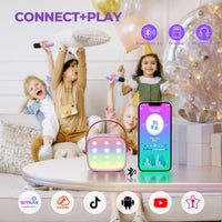 YLL Karaoke Machine for Kids - Purple - image 4