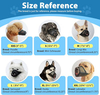 Mesh Dog Muzzle Suits for Small Medium Large Dogs Dog Muzzle Set – Essentials for Dogs - Black / Medium 3 PCS(S-L) - image 3