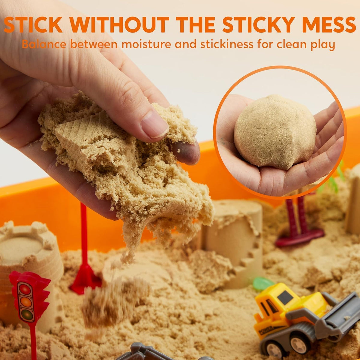 JOVA Klever Kits Construction Sensory Bin for kids Glow - Construction - image 3