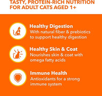 IAMS Perfect Portions Indoor Adult Wet Cat Food Cuts in Gravy Variety Pack, Salmon and Tuna Recipes, 2.6 oz. Easy Peel Twin-Pack Trays (12 Count, 24 Servings)