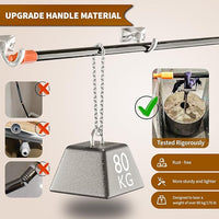 3 in 1 Carpet rake Kit for Pet Hair Removal Tool - Reusable Pet Hair Remover broom w 58"Adjustable Long Handle, Dog & Cat Carpet Scraper, Pet Hair Remover for Rugs, Mats, Couch, Curtains(Orange)