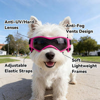 Dog Sunglasses for Extra Small Breed UV Protection Windproof XS Dog - Small / Pink - image 3