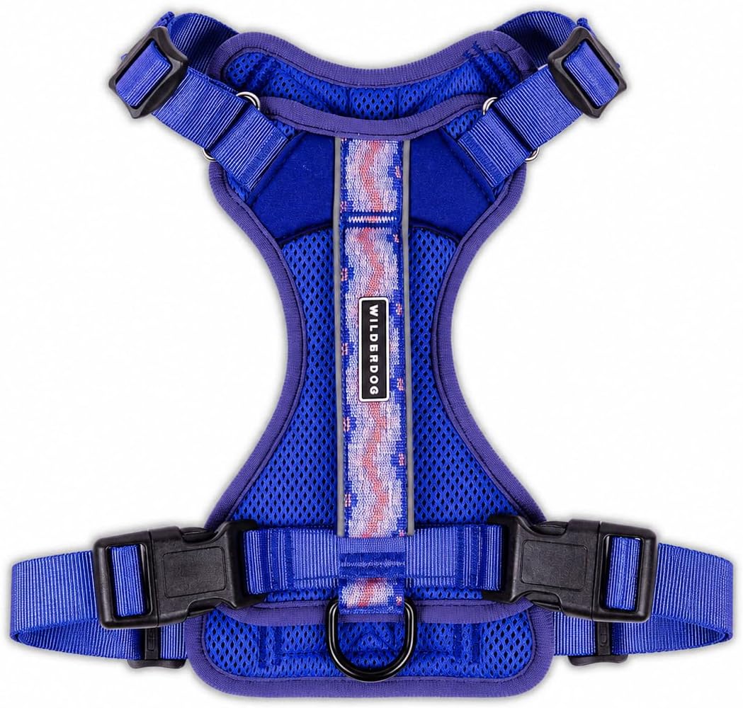 Wilderdog Lightweight Dog Harness with Reflective Straps - Lunar / Large