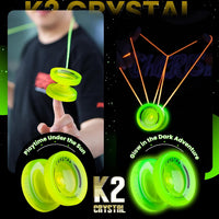 MAGICYOYO K2 Yoyo Professional Glow in The Dark - Glow Yellow - image 4
