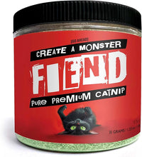 Fiend Catnip Safety-Cut 100% Pure Potent Fine Cat Nip for Cats & Kittens – Ultra Potent, North American – 1 Cup (34.5g) Canister – Go Ahead, Create a Monster!