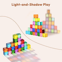 Woodtoe 24 PCS Rainbow Blocks Set - 24 PCS Rainbow Blocks - image 2