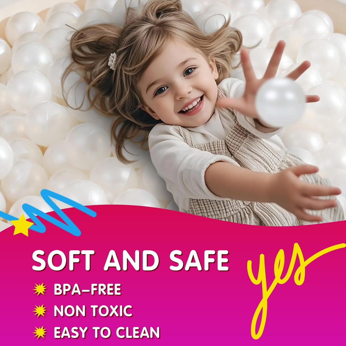 Realhaha 2.76 inch ball pit balls in mixed colors - view 27
