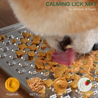 Lick Mat for Dogs & Cats, Double-Wall Stainless Steel - Large-2Pack - image 2
